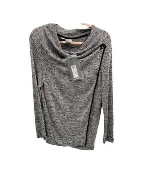 Vero Moda Womens Large Grey Cardigan Sweater Knit Long Sleeve Casual Top NEW